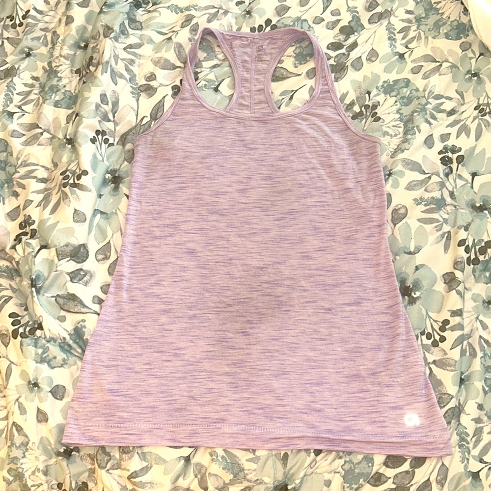 Gap Fit Breathe XS Lavender Racer back tank top XS gap activewear